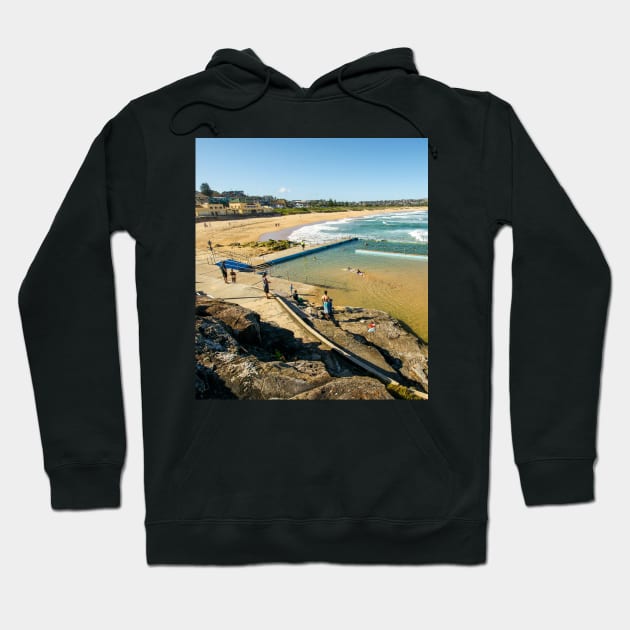 South Curl Curl Beach, Sydney, NSW, Australia Hoodie by Upbeat Traveler